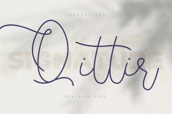 Qittir Font Poster 1