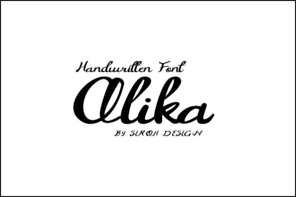 Qlika Font Qlika Font Poster 1