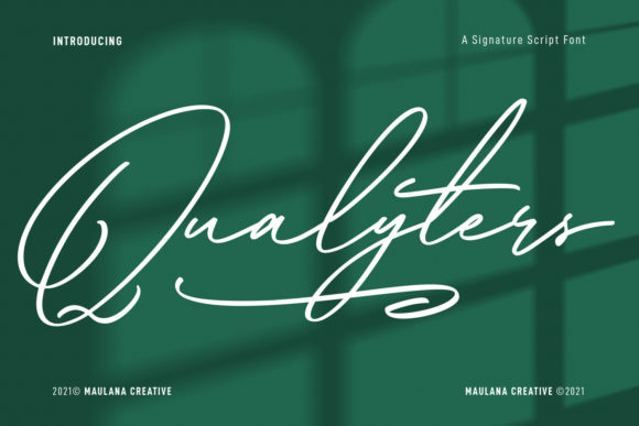 Qualyters Script Font