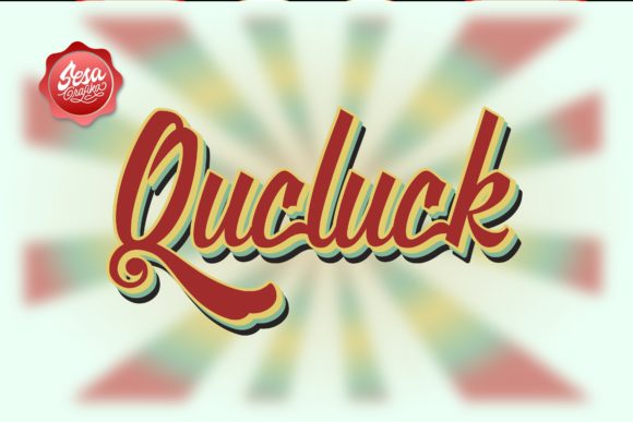 Qucluck Font Poster 1