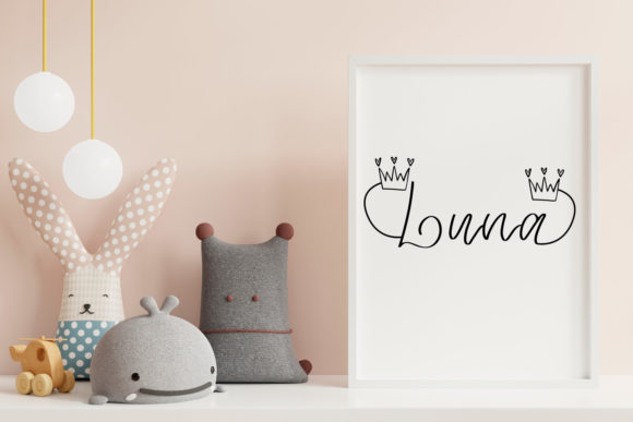 Queen Elizabeth Font Font Poster 4
