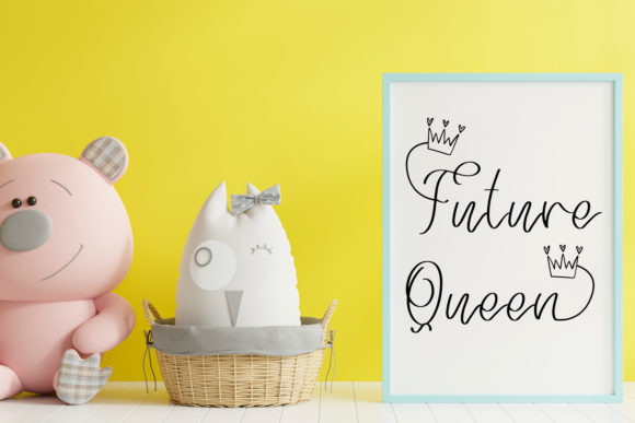 Queen Elizabeth Font Font Poster 6
