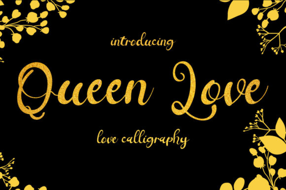 Queen Love Font Poster 1