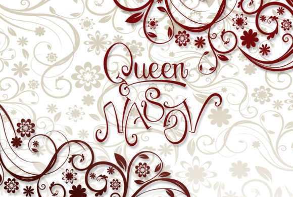 Queen Nasov Font Poster 2
