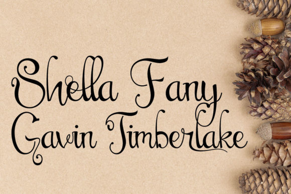 Queen Nasov Font Poster 9