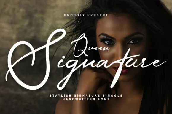 Queen Signature Font Queen Signature Font Poster 1