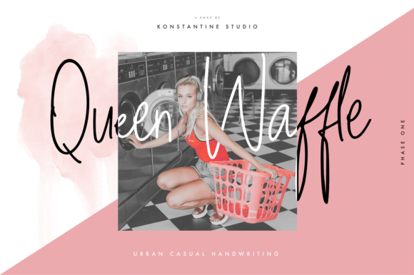 Queen Waffle Font Poster 1