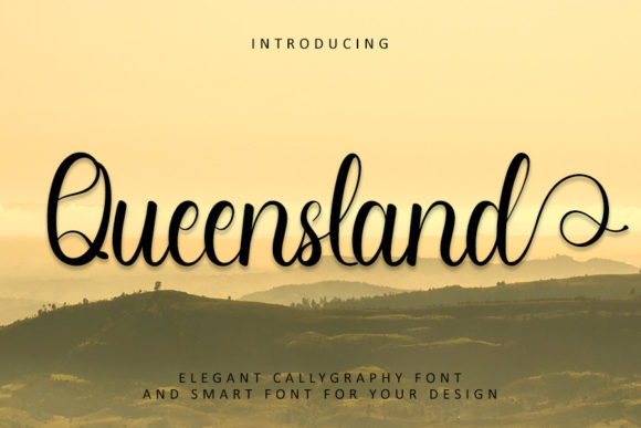 Queensland Font Poster 1
