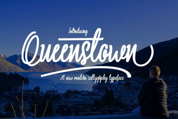 Queenstown Font Poster 2