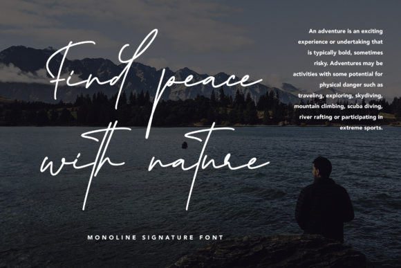 Queenstown Signature Font Poster 2