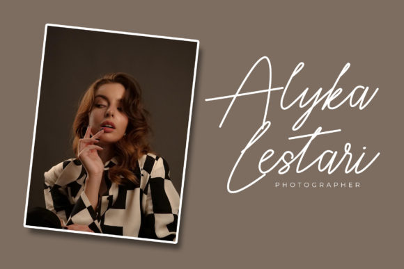 Quetes Signature Font Poster 2