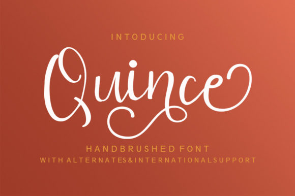 Quince Script Font