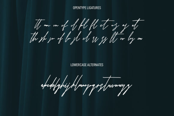 Quintaras Signature Font Poster 9