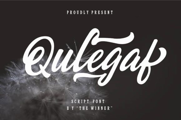 Qulegaf Font Poster 1