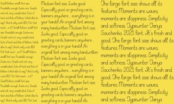 Qundart - Simple Handwritten Font Poster 3