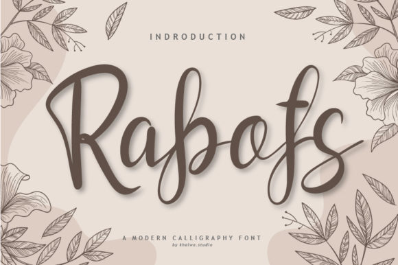 Rabofs Font Poster 1