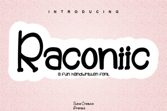 Raconiic Font