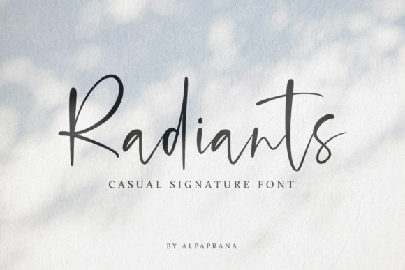 Radiants Font