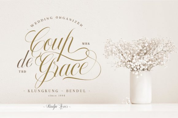 Radja Lover Script Font Poster 3