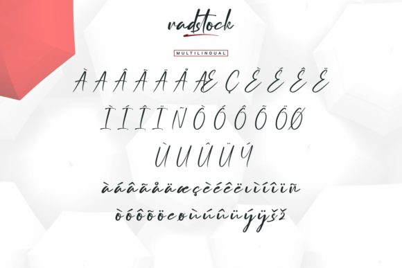 Radstock Font Poster 6