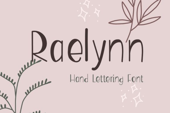 Raelynn Font Poster 1