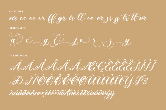 Rafaela Belaria Font Poster 14