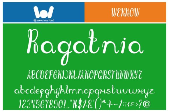 Ragatnia Font Poster 1