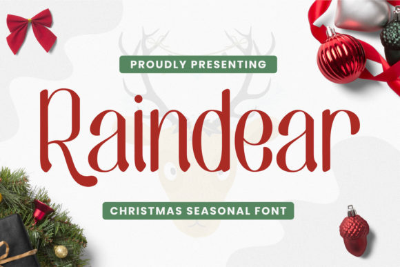 Raindear Font Poster 1