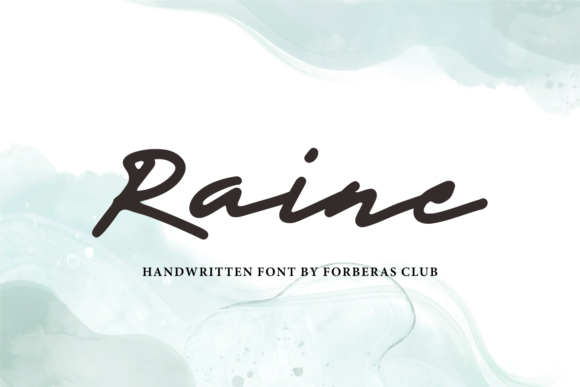 Raine Font Poster 1