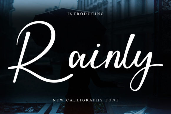 Rainly Font Poster 1