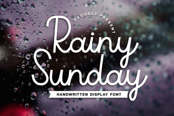 Rainy Sunday Font Poster 1