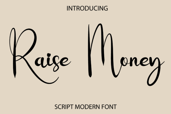 Raise Money Font