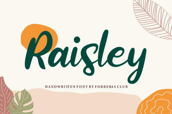 Raisley Font Poster 1