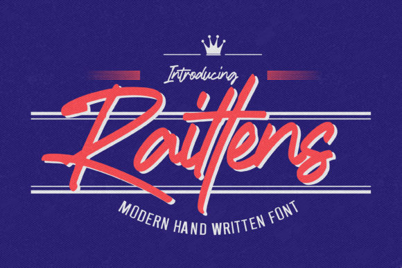 Raittens Font Poster 1