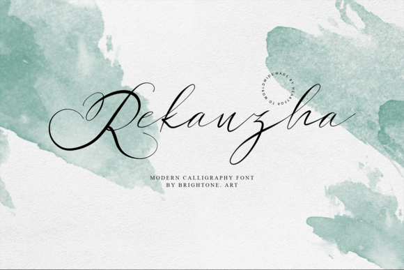 Rakanzha Script Font Poster 1