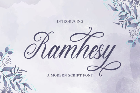 Ramhesy Script Font Poster 1