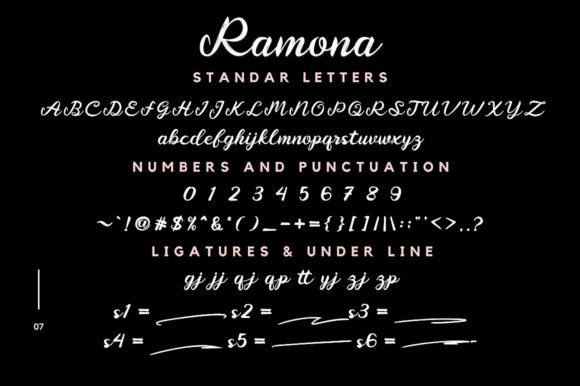 Ramona Font Poster 7