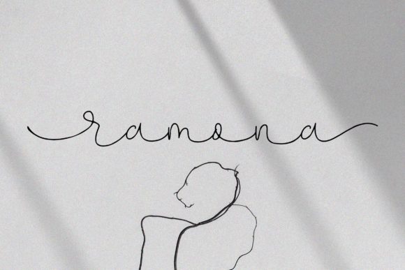 Ramona Signature Font