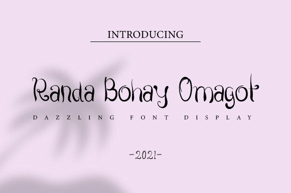 Randa Bohay Omagot Font