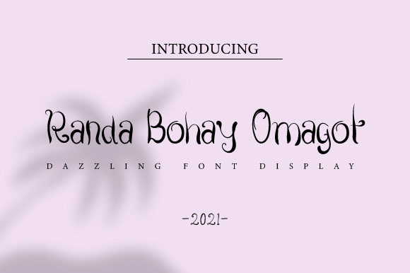 Randa Bohay Omagot Font Poster 1