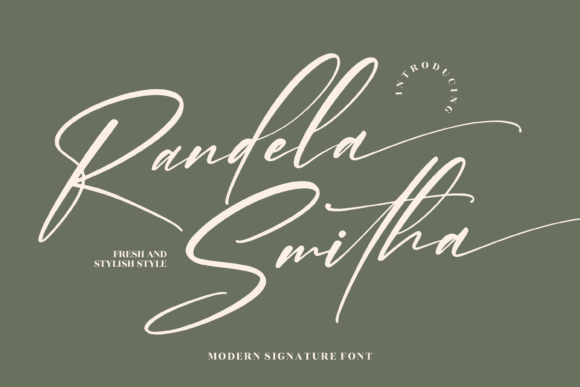 Randela Smitha Font Poster 1