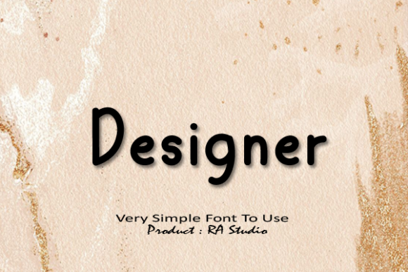 Random Type Font Poster 3
