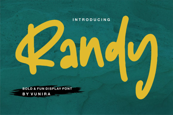 Randy Font Poster 1