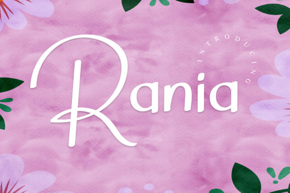 Rania Font Poster 1