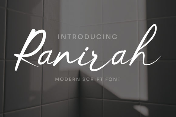 Ranirah Font Poster 1