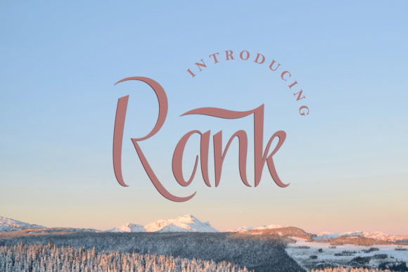 Rank Font