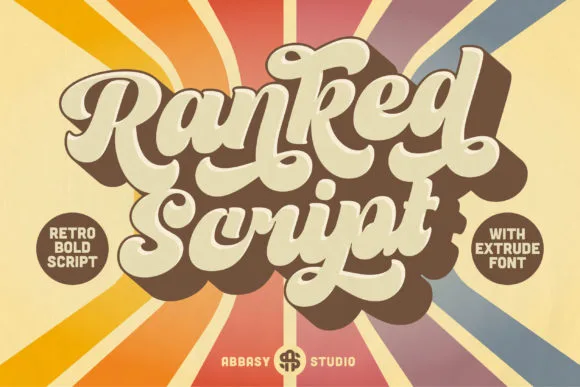 Ranked Script Font Ranked Script Font Poster 1