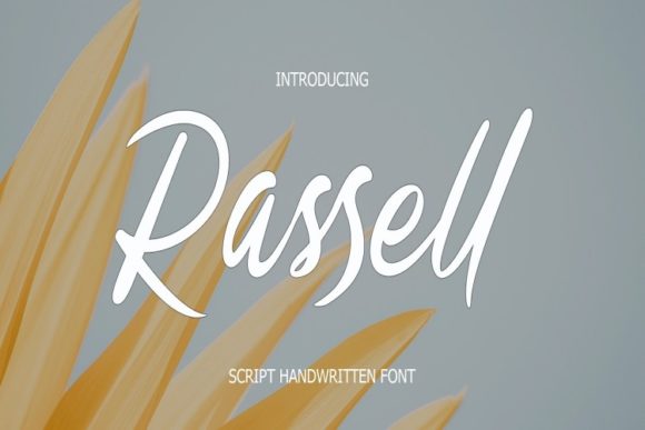 Rassell Font Poster 1