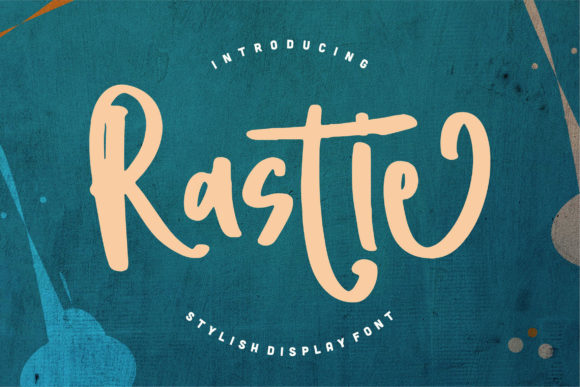 Rastie Font Poster 1