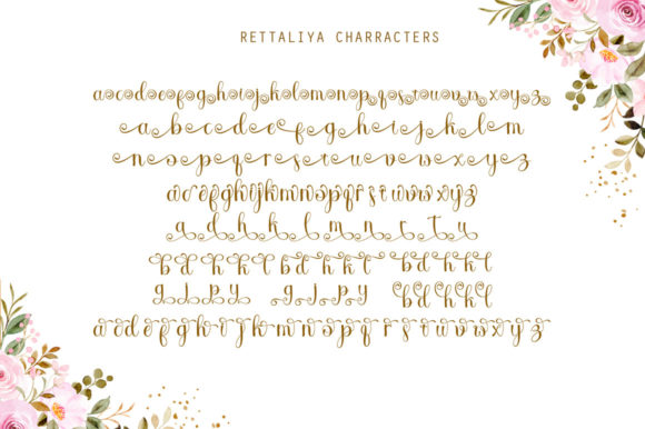 Ratteliya Font Poster 5